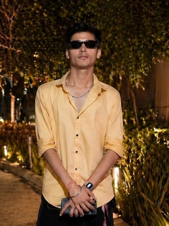 Yellow shirt portrait